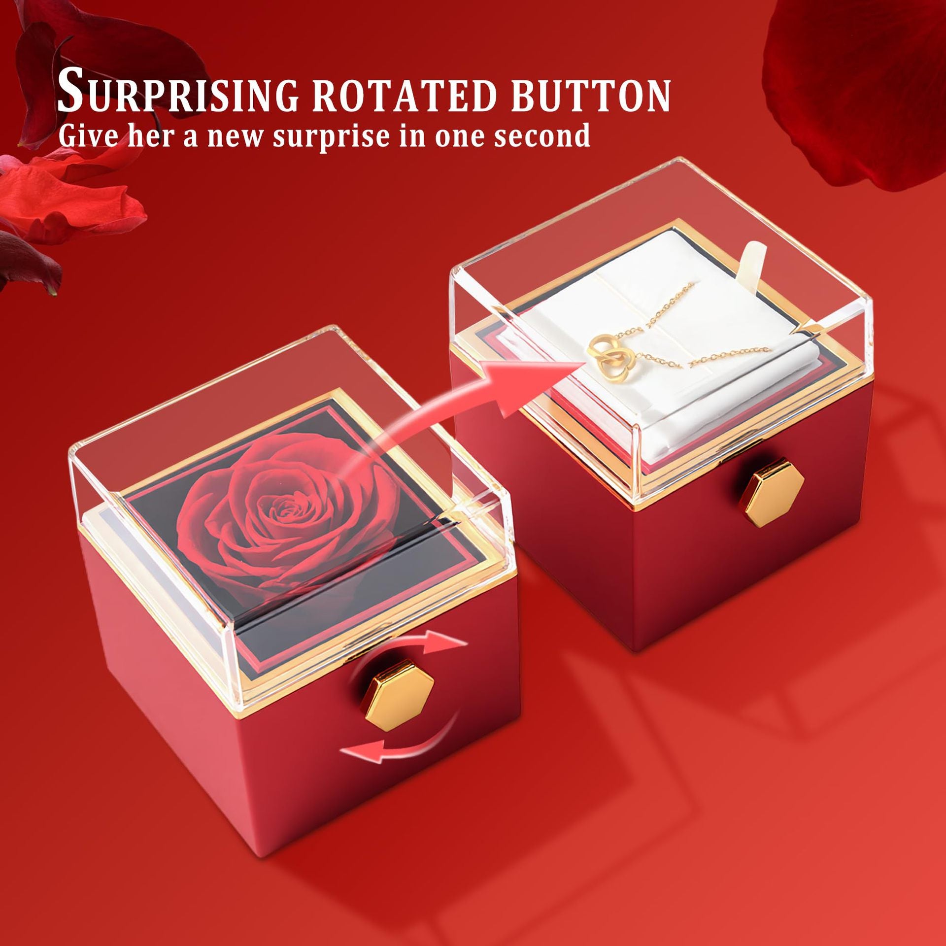 Rotating Eternal Rose Gift Box